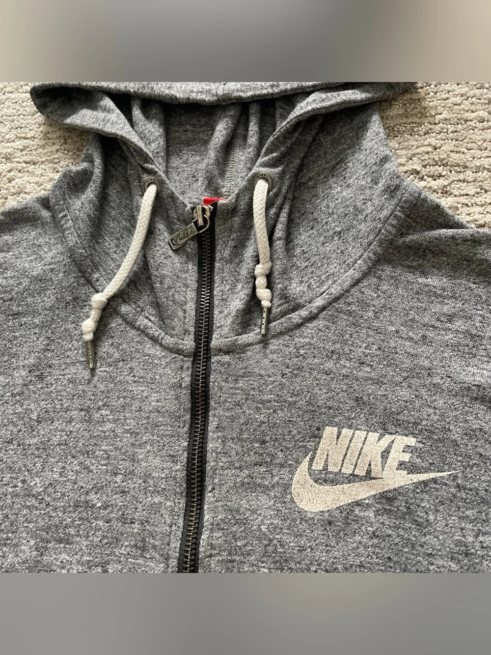 Nike Sportswear Air Max Full Zip Hoodie Jacket Gray Women’s Medium Lightweight
